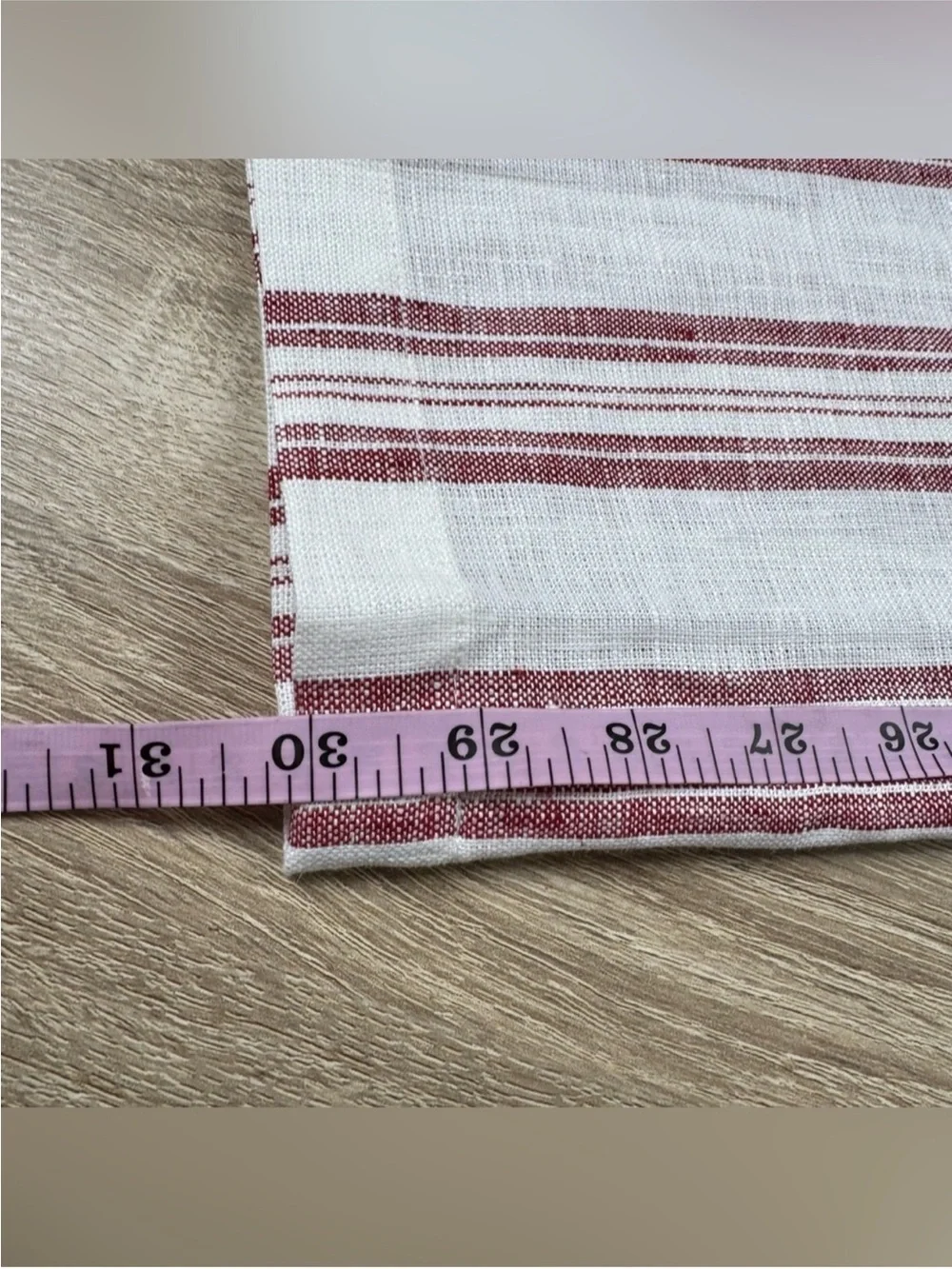NWT Reformation Olina Linen Pants White Stripe Medium
